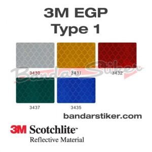 Stiker 3M EGP 3430 Engineering Grade Prismatic