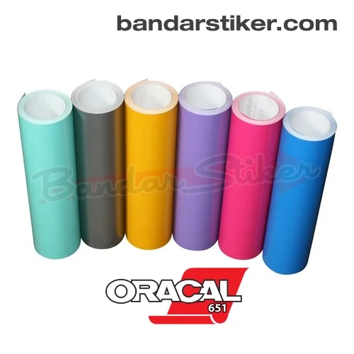 Oracal 651 Glossy Matte Roll Size Bandar Stiker