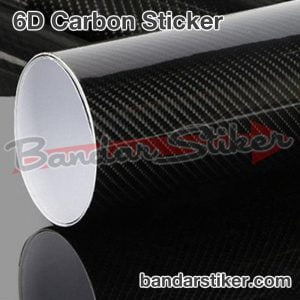 6D 4D High Gloss Carbon Vinyl Sticker